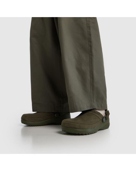 CROCSTM Green Classic Crafted Clog Sandals for men