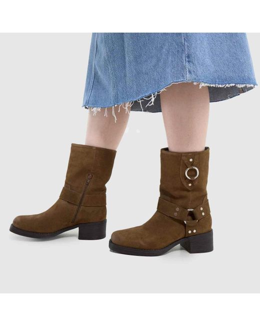 Schuh Brown Camilla Suede Festival Boot Boots
