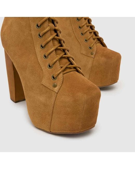 Jeffrey Campbell Brown Lita Platform Boots