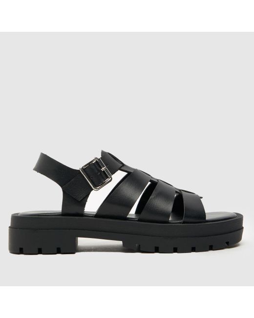 Schuh Black Tobin Chunky Gladiator Sandals In