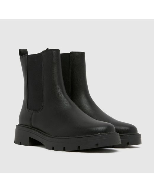 Schuh Black Abbie Chunky Chelsea Boots