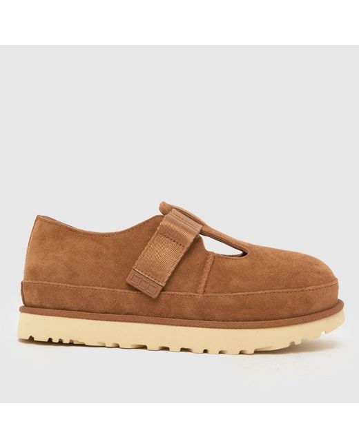 Ugg Brown Goldenstar Hi Clog Sandals