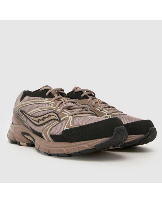 Saucony Brown Ride Millennium Armor Trainers for men