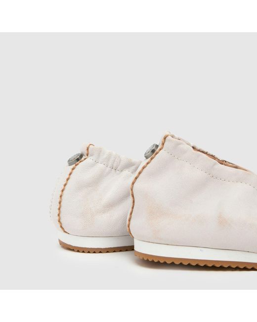Steve Madden White Anaya-St Sneakerina Flats