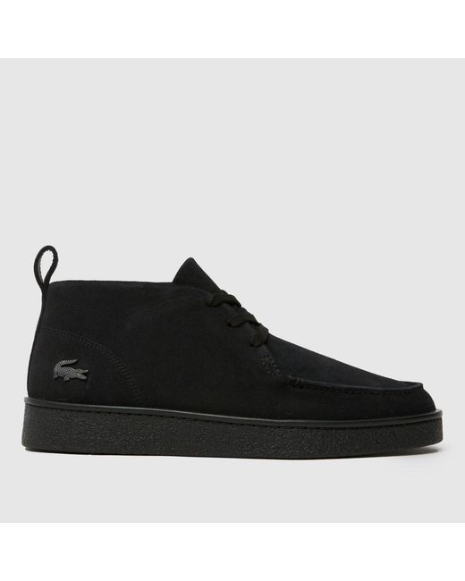 Lacoste Black Baseshot Chukka Boots for men
