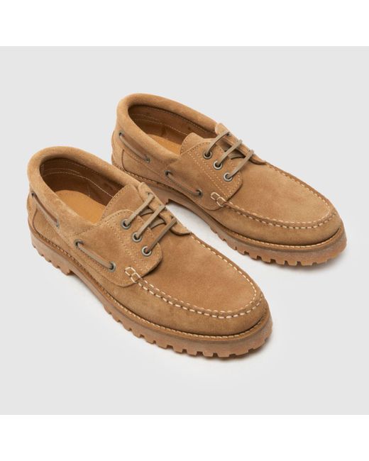 Schuh Brown Princeton Boat Shoes for men