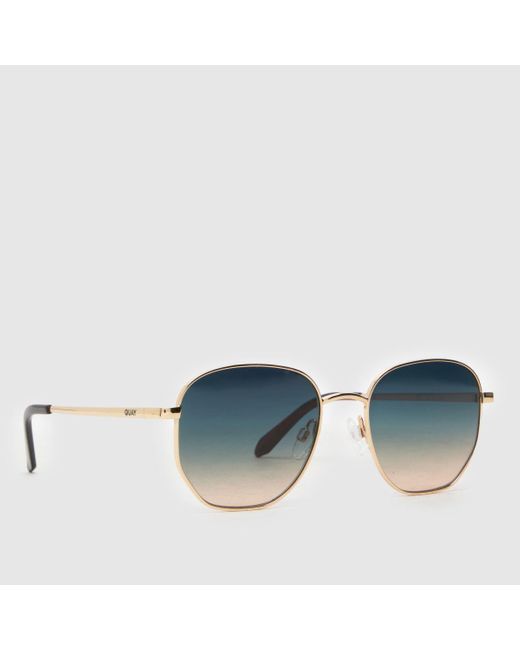 Quay Blue Big Time Sunglasses