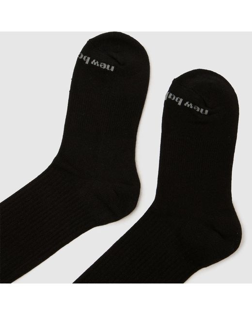 New Balance Black Crew Socks 3 Pack