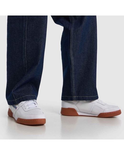Reebok White Workout Plus Trainers for men