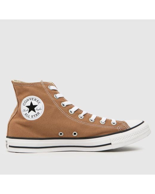 Converse Brown All Star Hi Trainers In for men