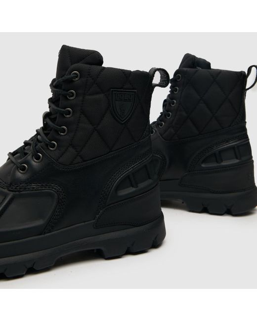 Polo Ralph Lauren Black Oslo High Boots In for men