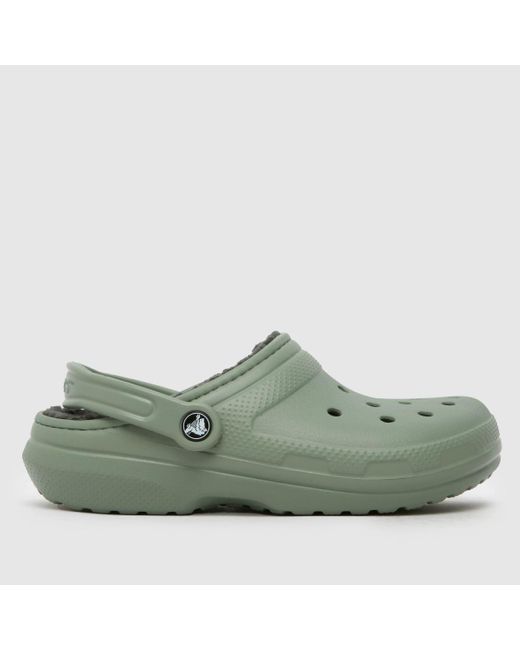 CROCSTM Green Classic Lined Clog Sandals In