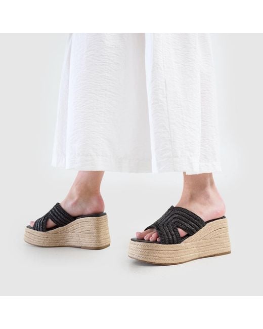 Schuh Brown Valeta Wedge Sandals