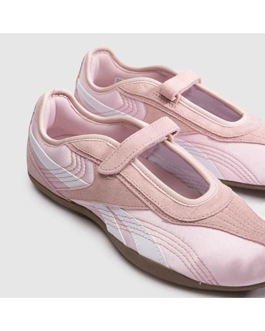 Reebok Pink Ultra Lo Mary Jane Trainers