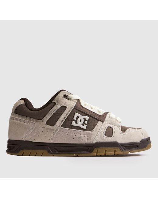 Dc Brown Stag Trainers for men