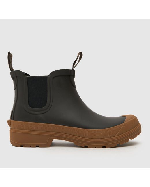 Barbour Brown Storm Wellington Boots In for men