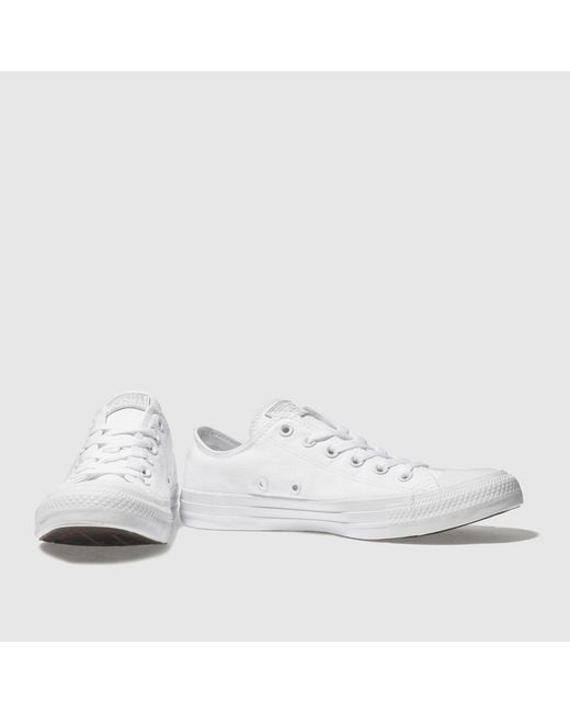 Converse White All Star Mono Ox Trainers for men