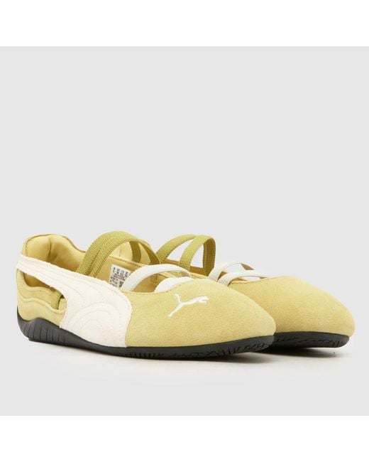 PUMA Metallic Speedcat Ballet Trainers