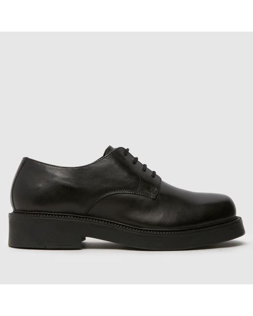 Schuh Black Micah Leather Lace Up Shoes for men