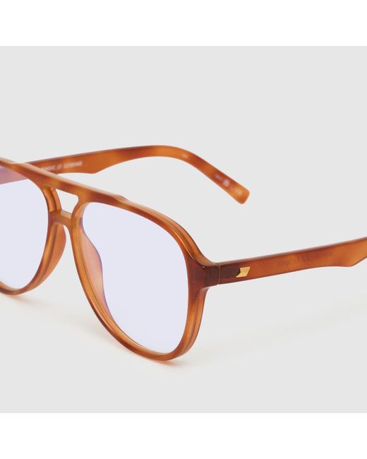 Le Specs Brown Light Glasses