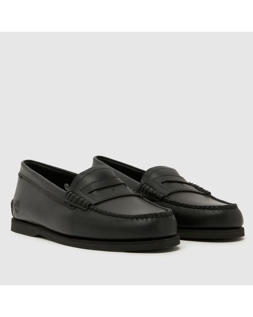 Timberland Black Loafer Shoes for men