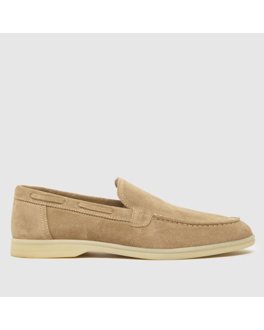 Schuh Natural Philip Suede Loafer Shoes In for men