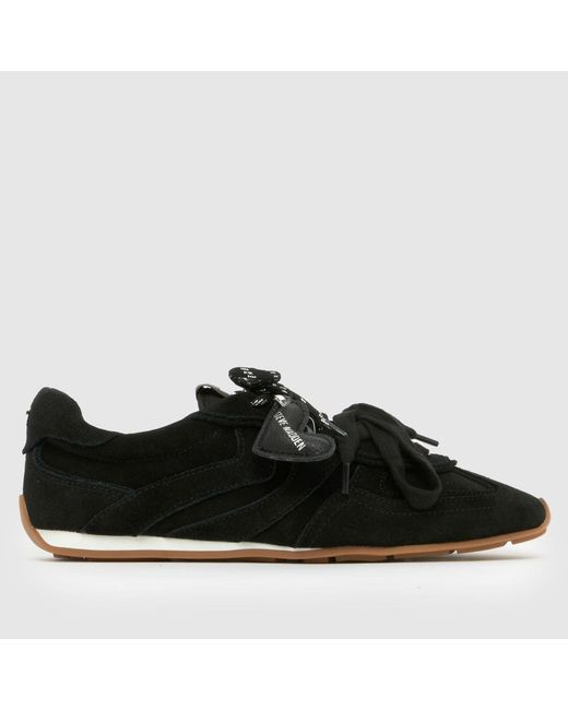 Steve Madden Black Abbi Charm Tonal Trainers