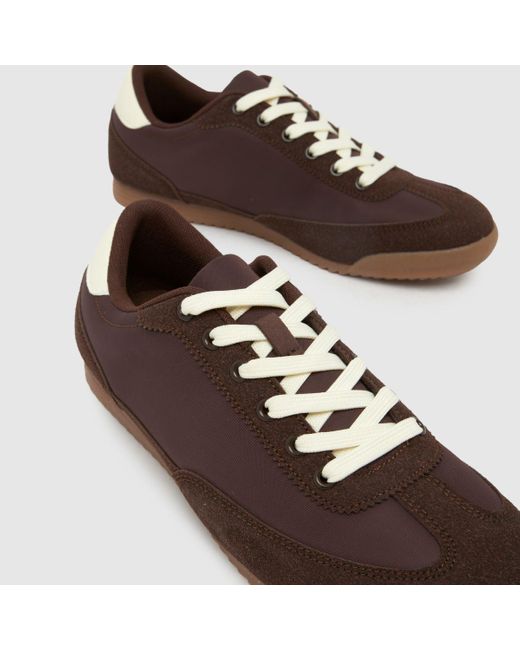 Schuh Brown Miko Slim Sole Trainers