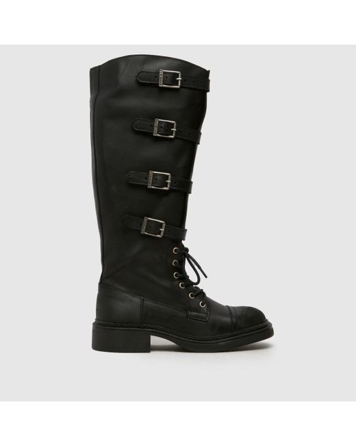 Steve Madden Black Rox Boots
