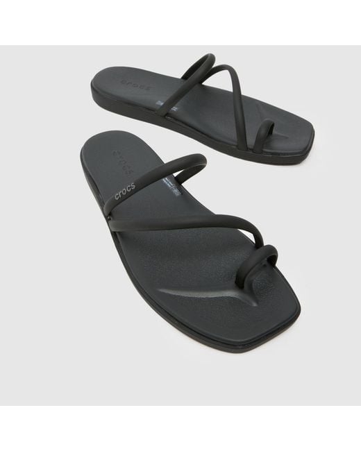 CROCSTM Black Miami Toe Loop Sandals