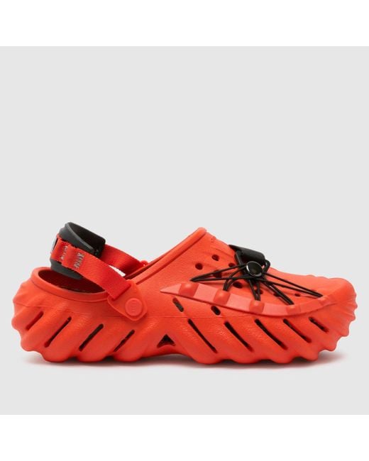 CROCSTM Red Echo Reflective Laces Clog Sandals In for men