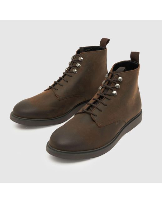 H by Hudson Brown Battle Boots In for men