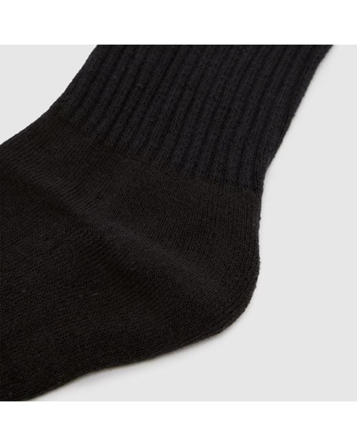 Nike Black Everyday Crew Socks 6 Pack
