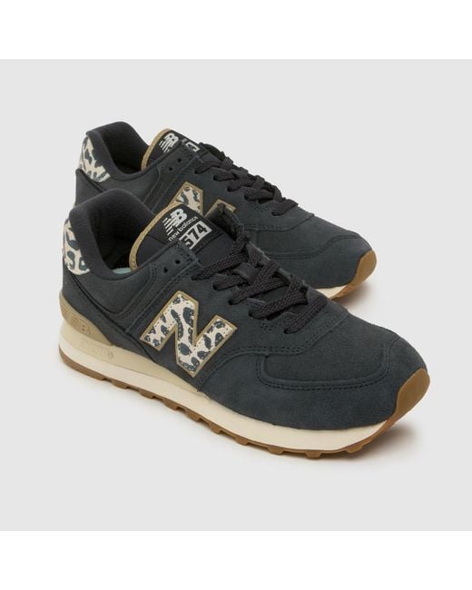 New Balance Blue 574 Trainers