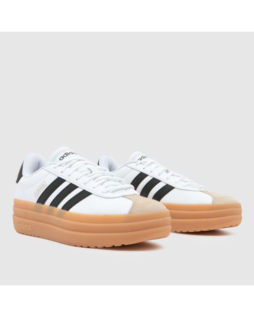 Adidas Blue Vl Court Bold Trainers In