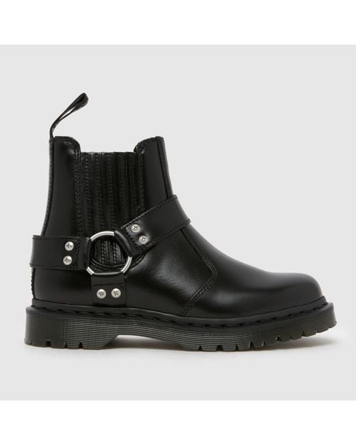 Dr. Martens Black 2976 Harness Chelsea Boots