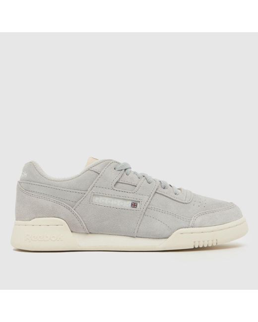 Reebok White Workout Plus Trainers