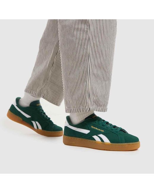 Reebok Green Club C Grounds Trainers In