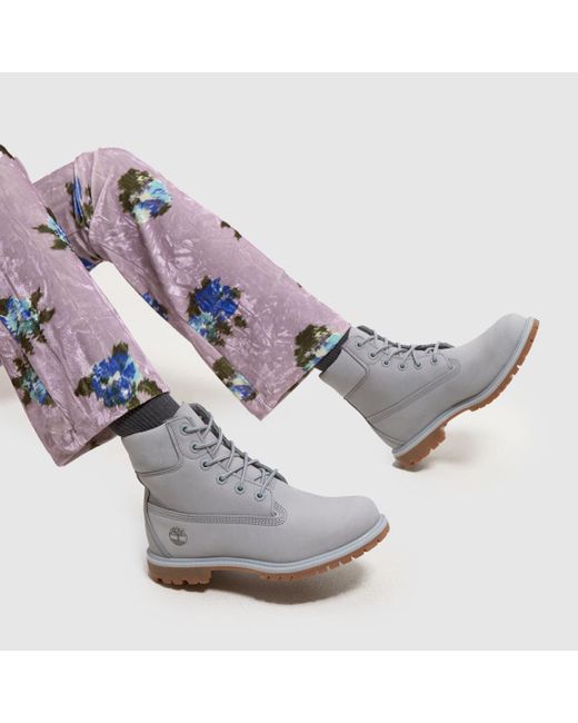 Timberland Gray Women's Premium 6inch Boots