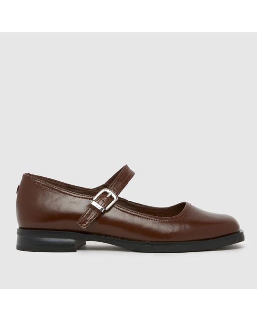 Steve Madden Brown Delancy Mary Jane Flats