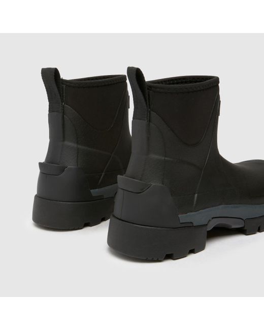 Hunter Black Balmoral Hybrid Chelsea Boots