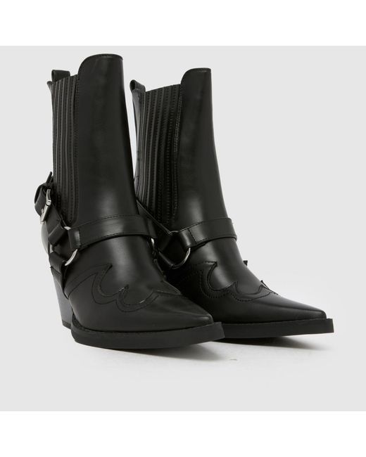 SIMMI Black Esperanza Western Boots