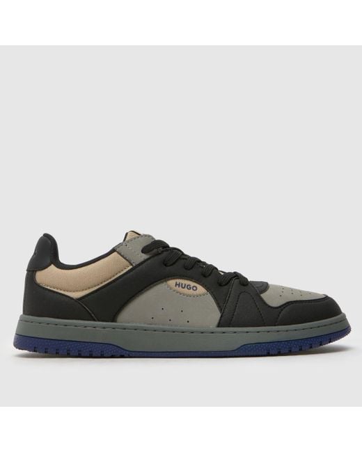 HUGO Gray Hadrian Trainers for men