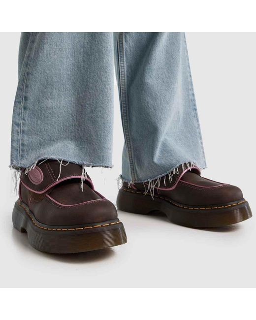 Dr. Martens Brown Buzz Strap Flats