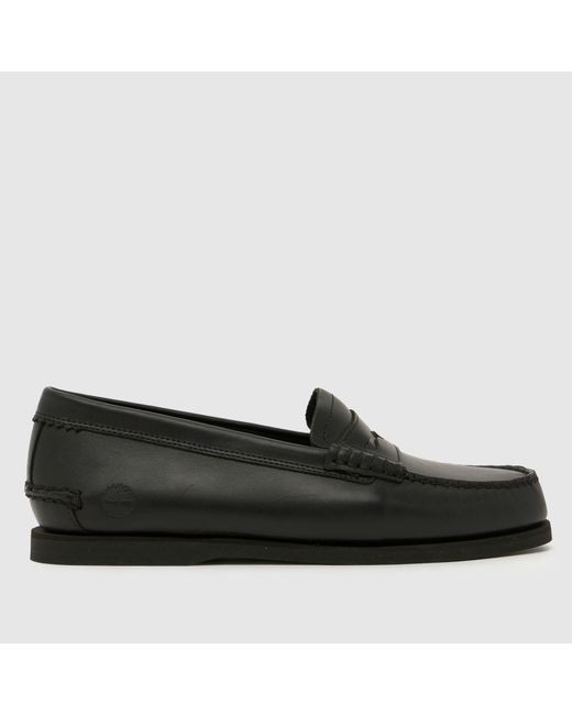 Timberland Black Loafer Shoes for men