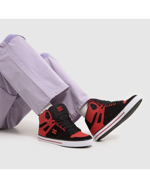 Dc Red Pure High-Top Wc Trainers for men
