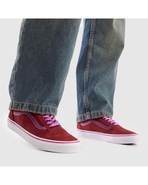 Vans Red Old Skool Trainers