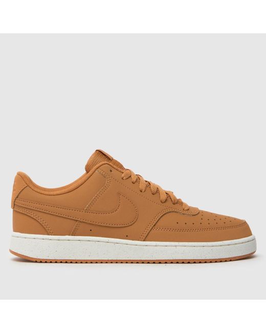 Nike Brown Court Vision Trainers for men