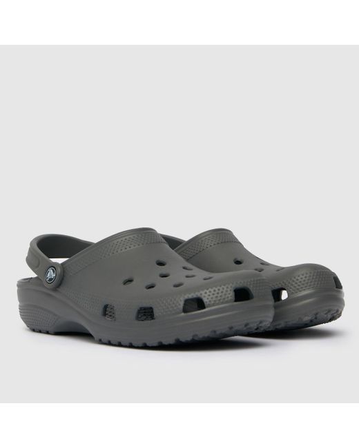 CROCSTM Gray Classic Clog Sandals for men