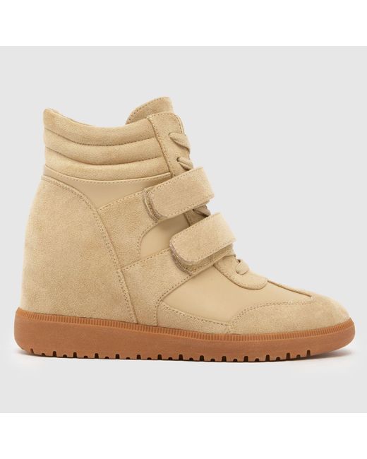 Schuh Natural Marlow Wedge Trainers
